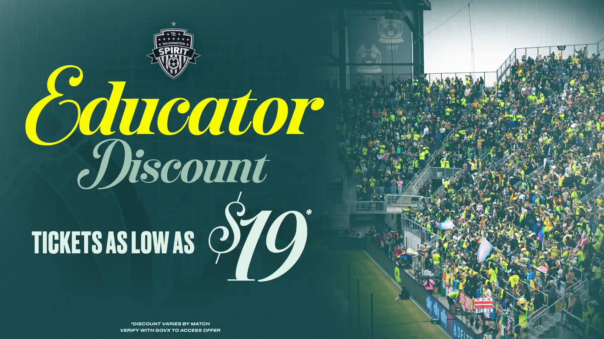 Educator discount graphic