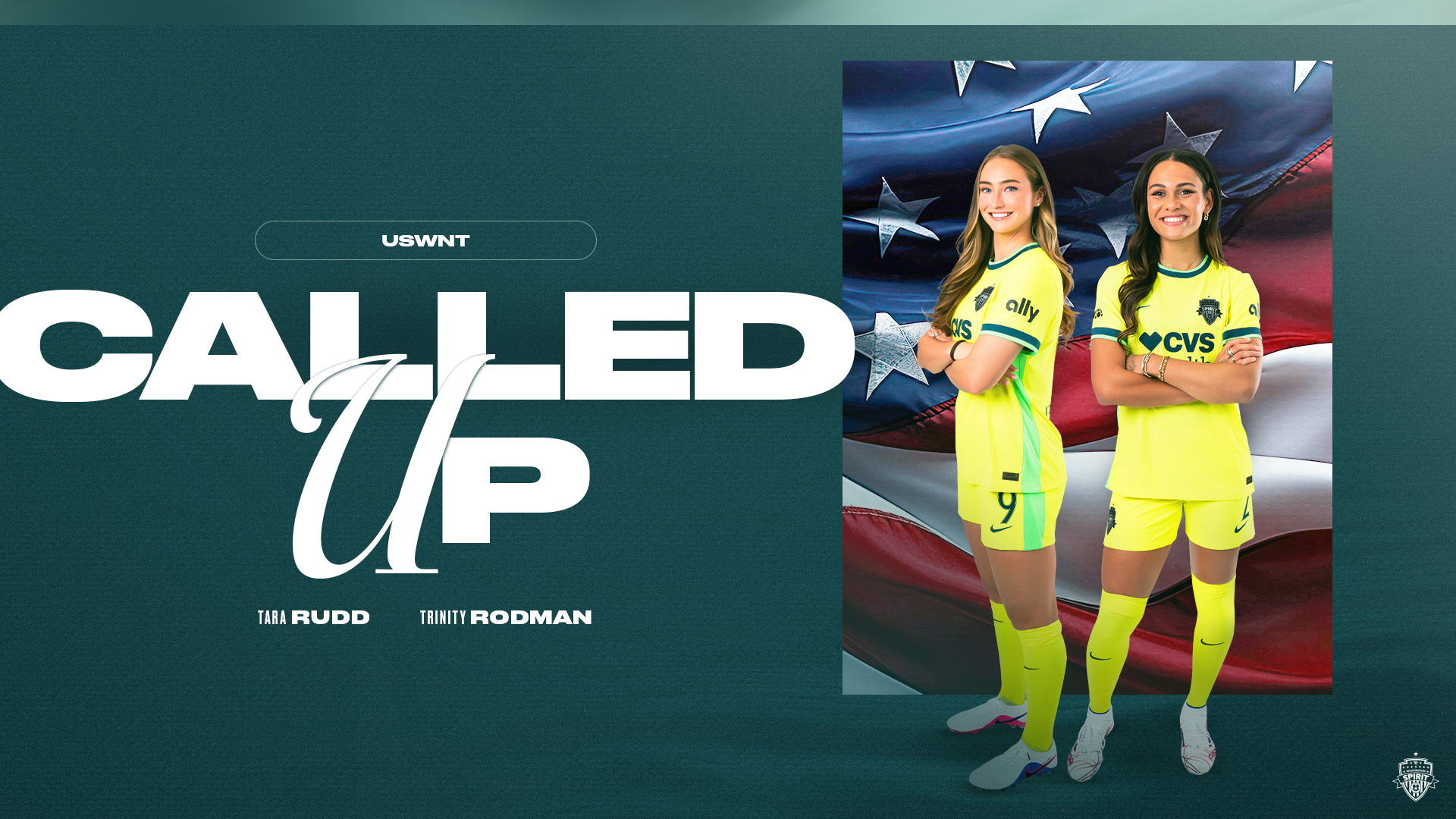 Washington Spirit’s Trinity Rodman and Tara Rudd Called Up to U.S. Women’s National Team Featured Image
