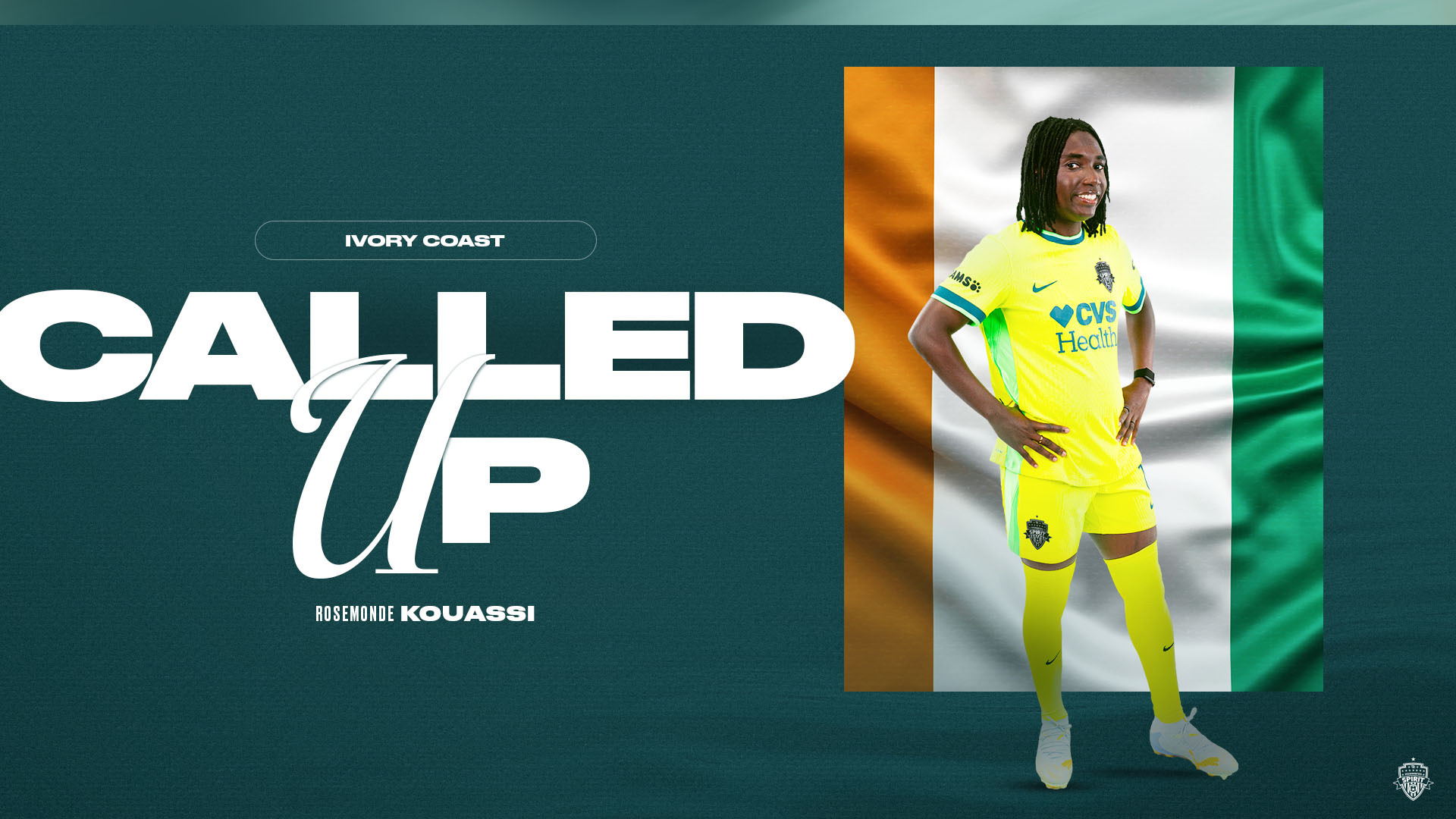 Washington Spirit Forward Rosemonde Kouassi Called Up to Ivory Coast Women’s National Team Featured Image